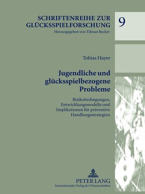 cover image of Jugendliche und glücksspielbezogene Probleme